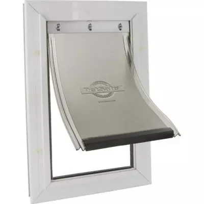 Chatière Staywell Aluminium pour Gros Chien - Robuste et Isolante